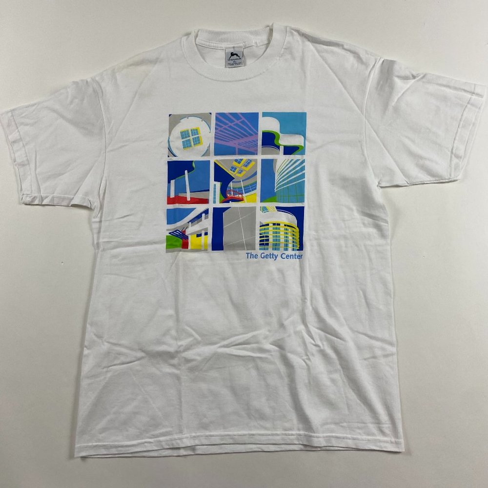 Vintage 90s J. Paul Getty Museum The Getty Center T Shirt Mens XL